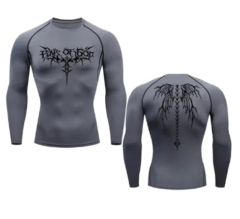 Anime Print Gym Sport Quick Dry Gym TShirts Rieworkes