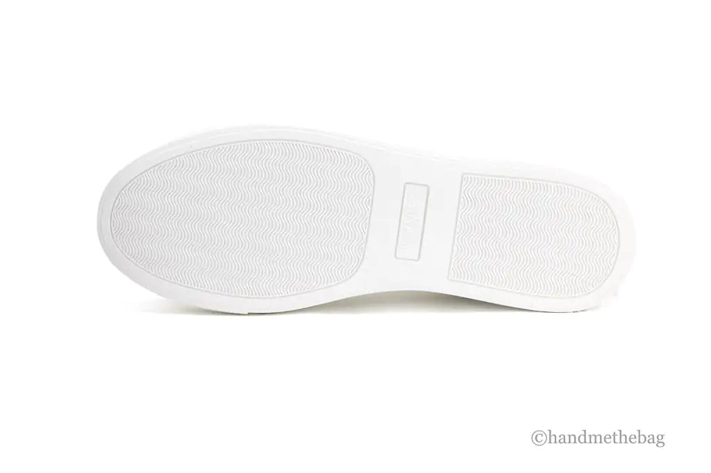 Versace White Red Vitello Leather Gianni Versace Signature Sneakers Mimarta