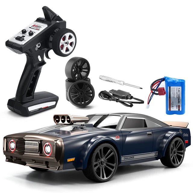 High Speed RC Car Vehicles Muscle Car IPX4 Waterproof Gift Toys RTR for Kids Rieworkes