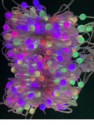 LED Bluetooth Smart RGB Curtain Lights - DIY Fairy Light Garland for Parties, Weddings, and Christmas Decor Rieworkes