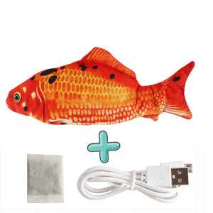 Cats USB Charger Interactive Toy Fish Rieworkes