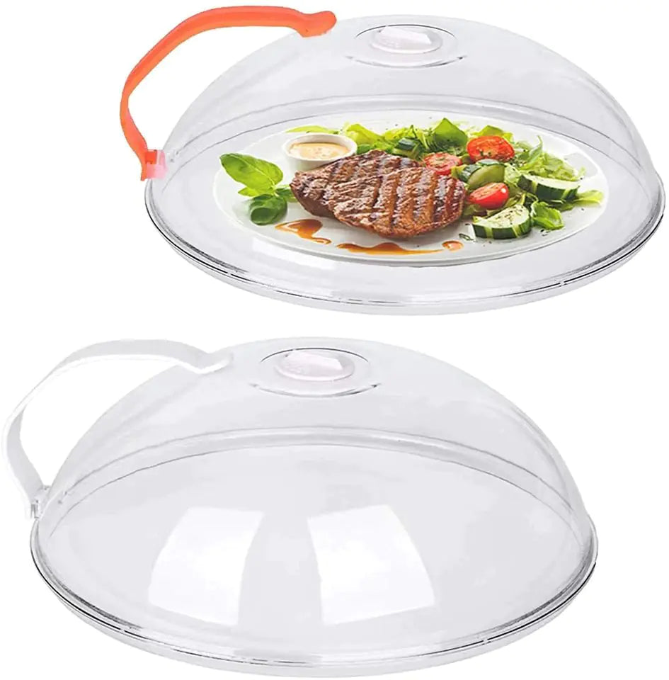 Microwave Food Cover -Transparent High-temperature Resistant Plastic Cover Rieworkes