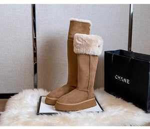 Women's Thick Fleece-lined Long Winter Boots Mimarta