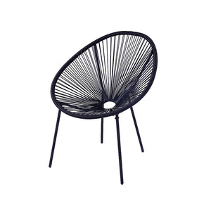 3-Piece Outdoor Patio Rattan Chair Set with Table Mimarta