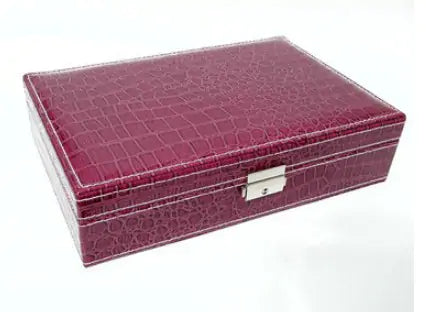 Cosmetic Leather Jewelry Box Rieworkes