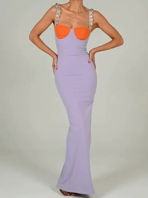Elegant Strapless Sexy Bodycon Maxi Dress Rieworkes
