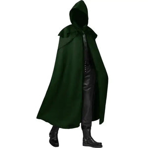 Hooded Solid Loose Men Cloak Rieworkes