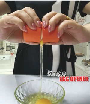 Modern Minimalist Portable Plastic Egg Opener Rieworkes