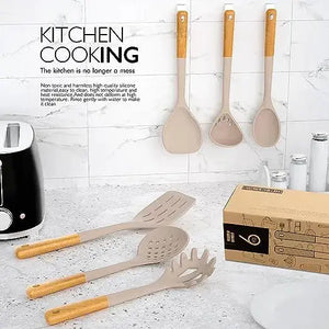 Large Silicone Cooking Utensils Set Rieworkes