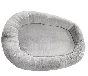 Large Human Short Plush Dog Bed Rieworkes