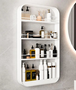 Elegant Wall-Mounted Toilet Shelf for Bathroom Organization Mimarta