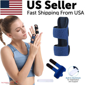 Adjustable Trigger Finger Splint Straightener Corrector Brace Support Protector Rieworkes