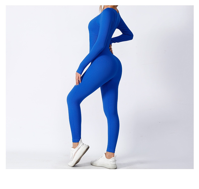 Seamless Yoga Jumpsuit Long Sleeve Mimarta