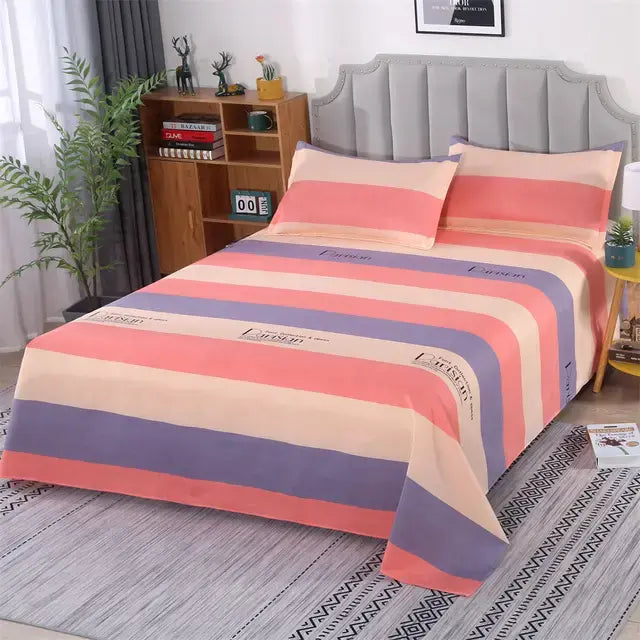 Cotton Bed Sheets Cover and Pillowcases Rieworkes