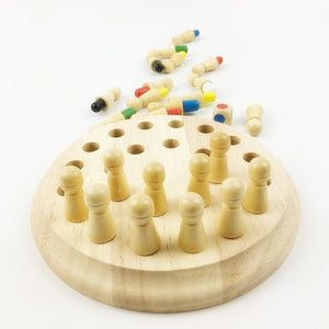 Wooden Memory Chess Puzzle Toy Mimarta