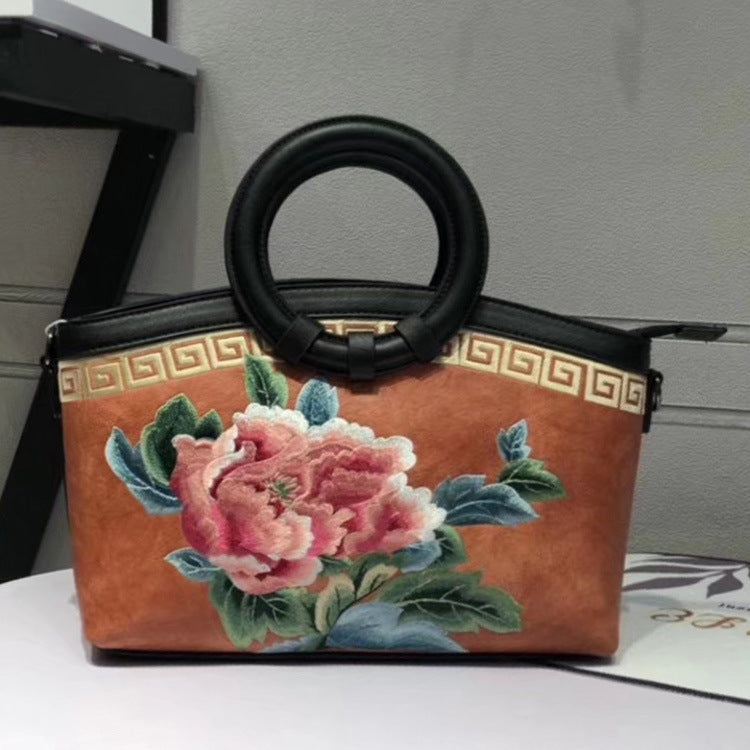 Embroidered Handbag for Women with Qipao Design Mimarta