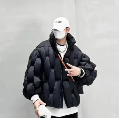 ArcticShield Men's Winter Cotton Dress Jacket Mimarta