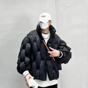 ArcticShield Men's Winter Cotton Dress Jacket Mimarta