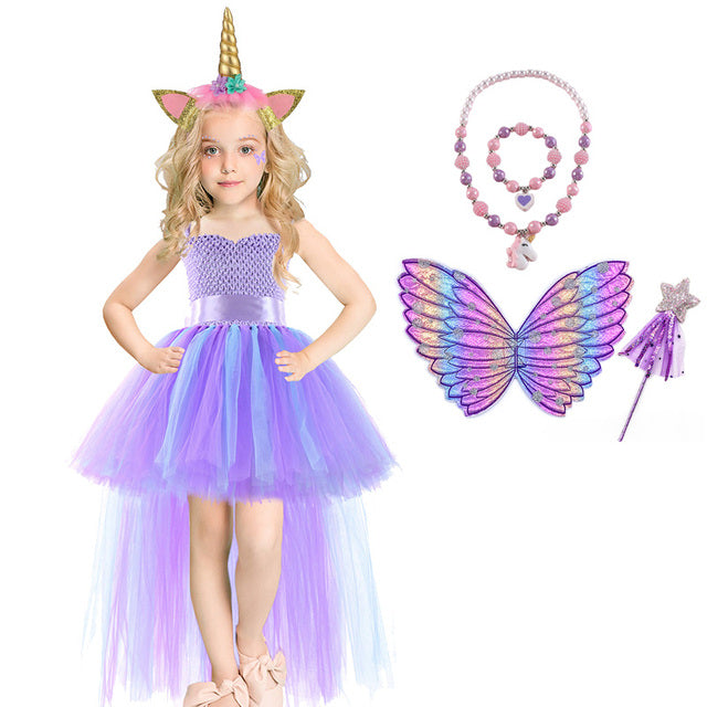 Halloween Unicorn Princess Dress for Girls (Cosplay) Mimarta