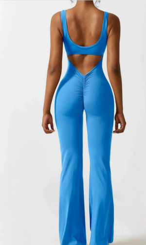 Seamless Hollow Yoga Bodysuit - Women's Casual Activewear Mimarta