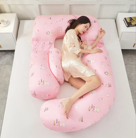 U-Shaped Pregnancy &amp; Lumbar Support Pillow Mimarta