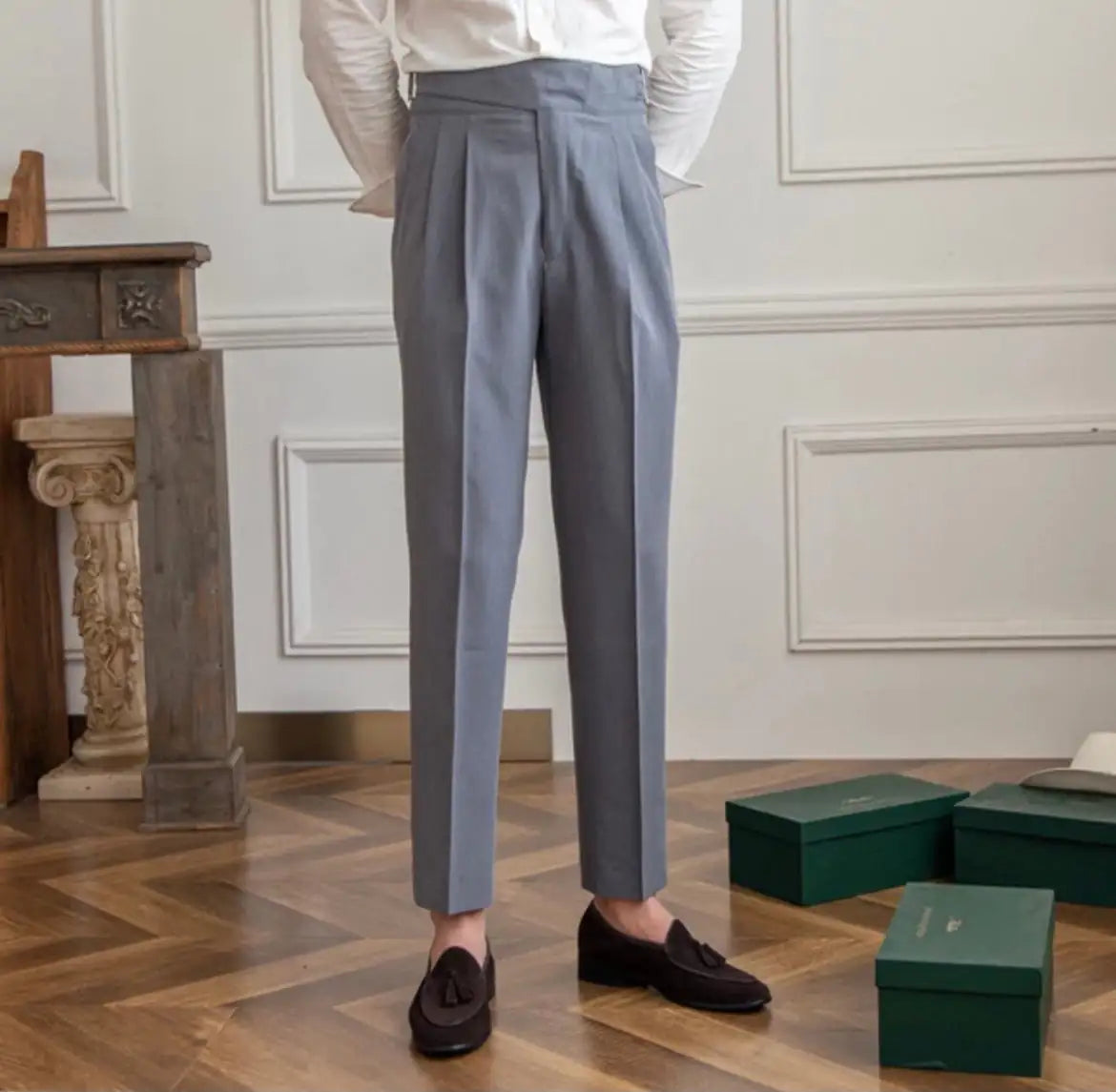 Slim Casual Office Trousers Rieworkes
