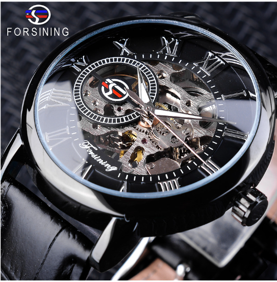 Men's Hollow Design Mechanical Watch Mimarta