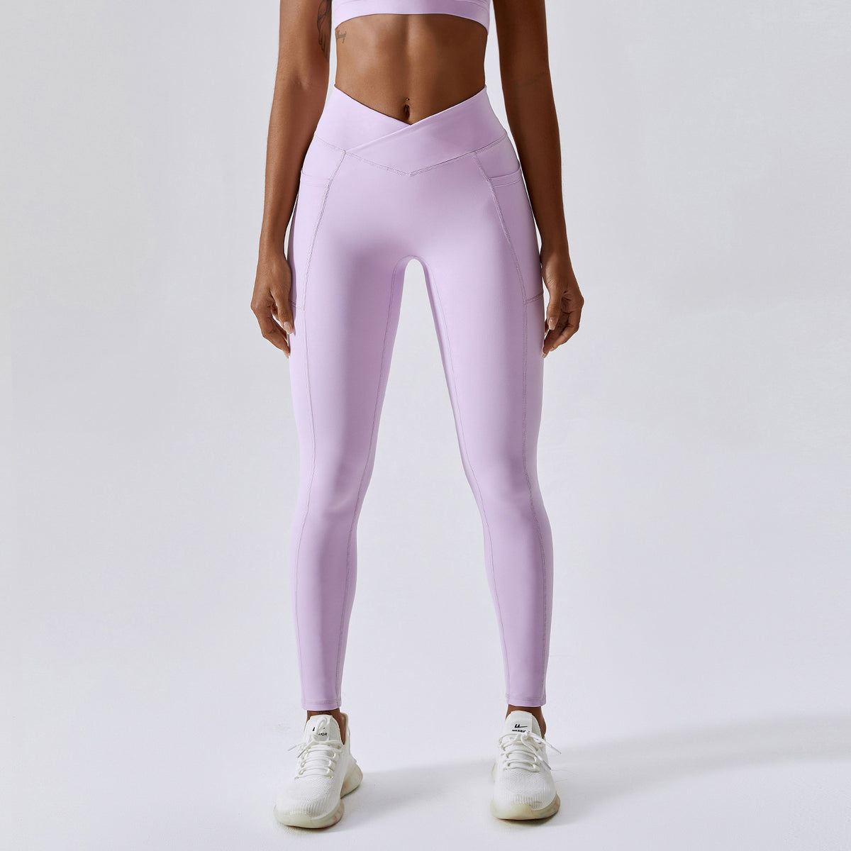 Hip-Lifting Crossed Waist Sports Running Pants Mimarta