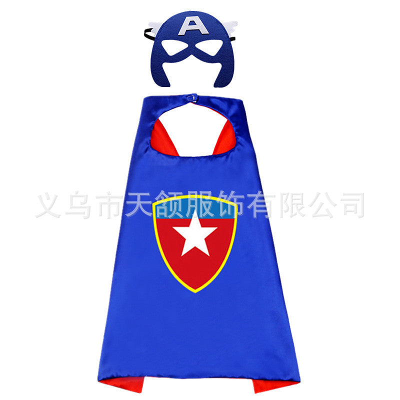 Kids' Superhero Cape for Halloween Dress-Up Party Mimarta