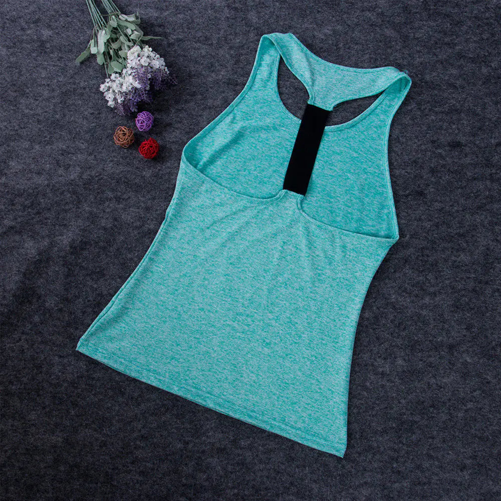 Casual Sleeveless Women  Yoga Shirts Rieworkes