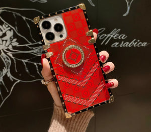 Luxury Flower Glitter Diamond Phone Case For iPhone Rieworkes
