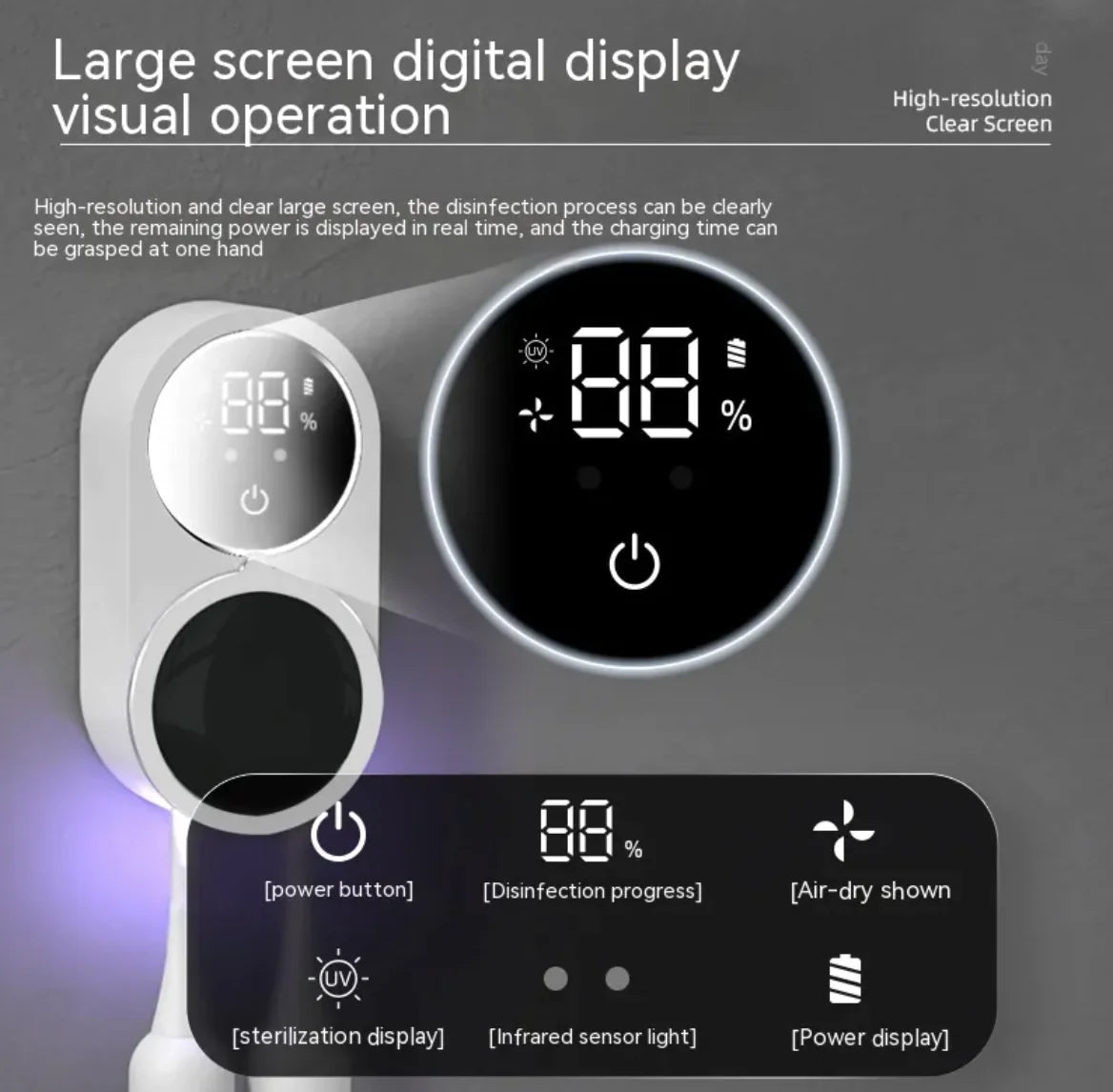 Portable UV Toothbrush Sanitizer Rieworkes