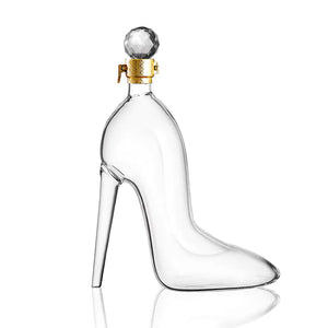 Sparkling Wine Glass Bottle in High Heel Design Mimarta
