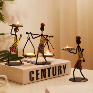 Modern Iron Man Candlestick Rieworkes