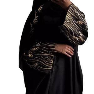 Arab Embroidery Embroidery Outerwear Abaya Robe Mimarta