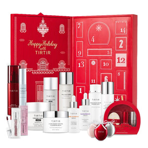 TIRTIR Advent Calendar 2024 | 16 Days of Holiday Gift Set for Women Skincare and Makeup Set Stocking Stuffers Skincare & Cosmetic Christmas Gift for Her 2024 Limited Edition Mimarta