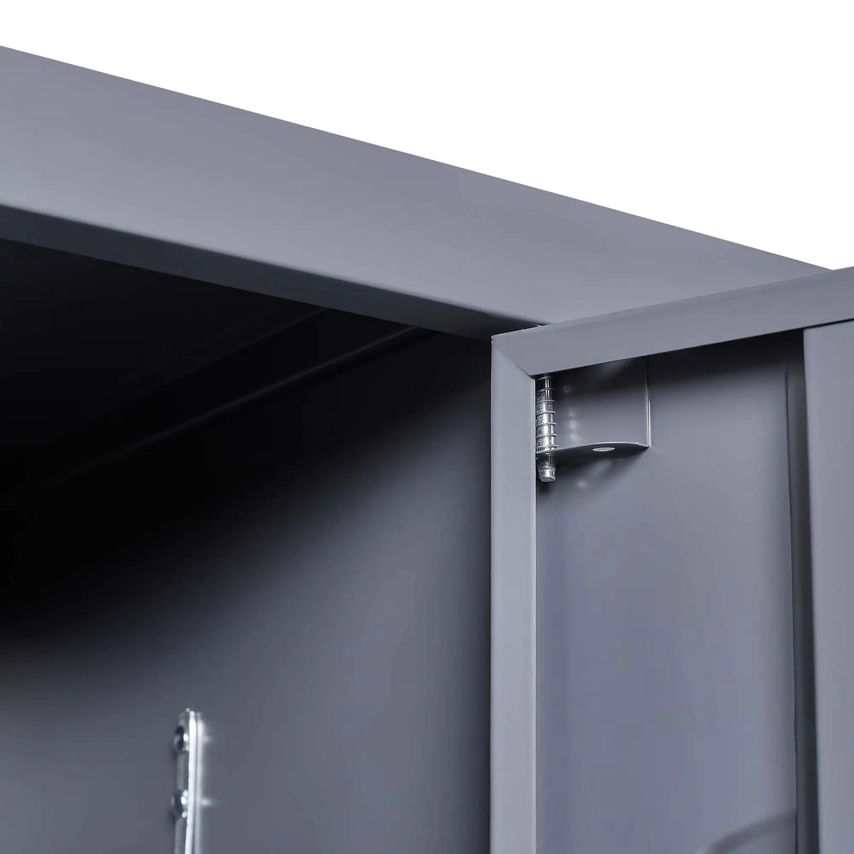 3 Employee Metal Lockers With 72 Inch High Locks, Home Gym Office, School Garage Lockers, Gray Rieworkes