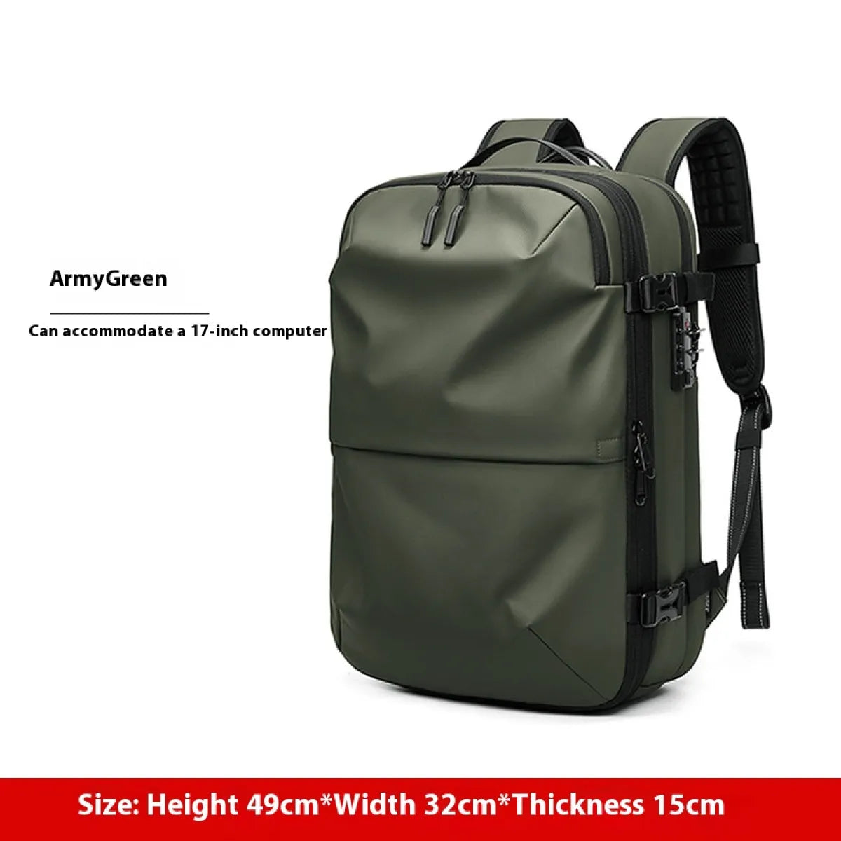 Large Capacity Expandable Travel Backpack Rieworkes