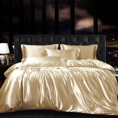 Luxury Silk 4-Piece Bedding Set Mimarta
