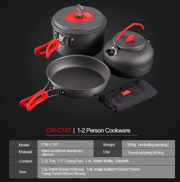 Portable Outdoor Cookware Set Mimarta
