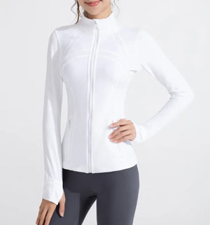 Workout Long Sleeve Zipper Jacket Mimarta