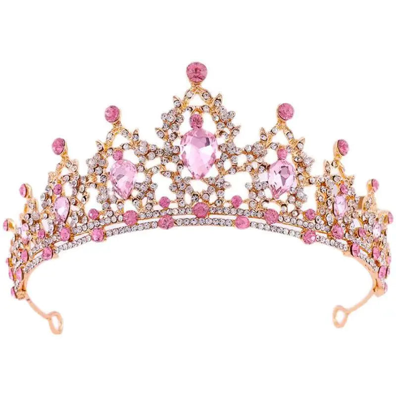 Luxury Rhinestone Bridal Crown Hair Accessory Mimarta