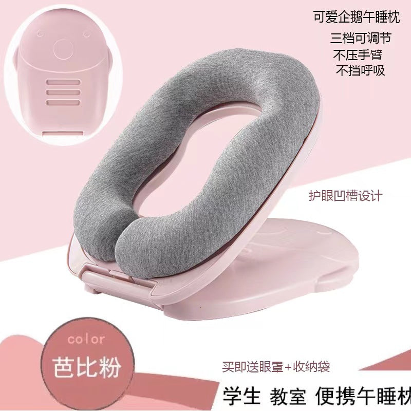 Golden Three-Stage Portable Napping Pillow for Kids Mimarta