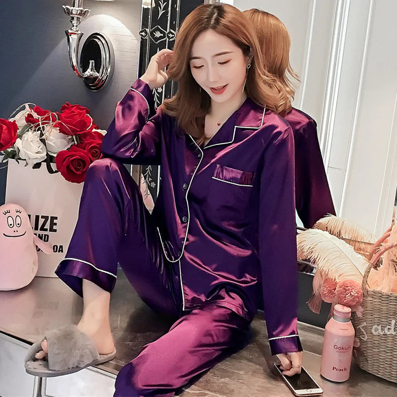 Autumn Ice Silk Loungewear Rieworkes