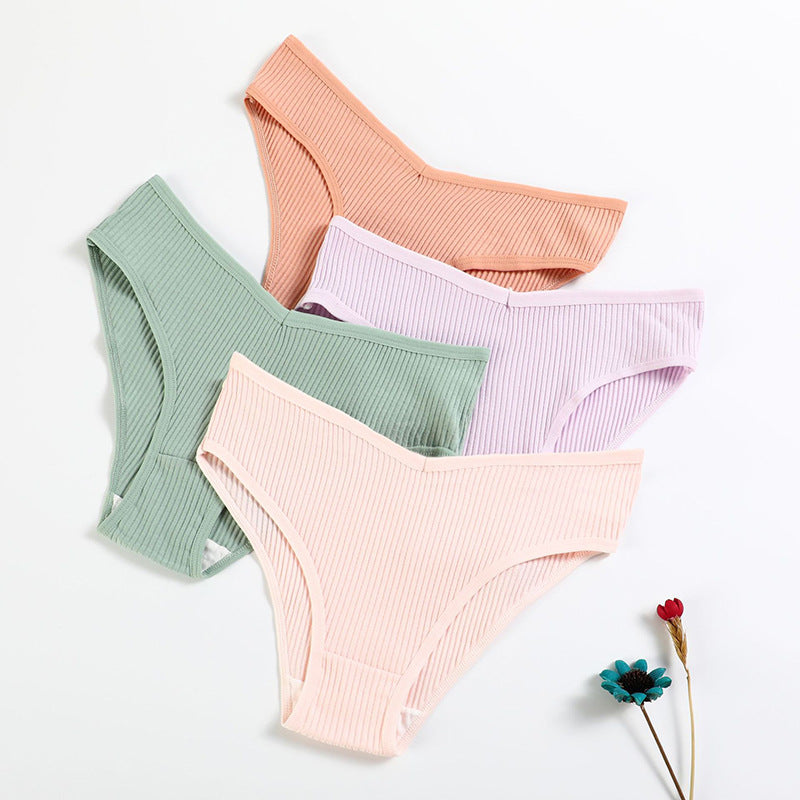 Cotton Breathable Women's Triangle Underwear for Yoga Mimarta