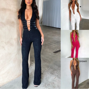 Lace Fit Jumpsuit Mimarta