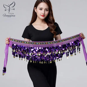 Belly Dance Waist Chain for Beginners with Sequins Mimarta