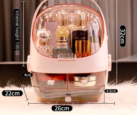 Portable Makeup Organizer Box for Desktop Storage Mimarta