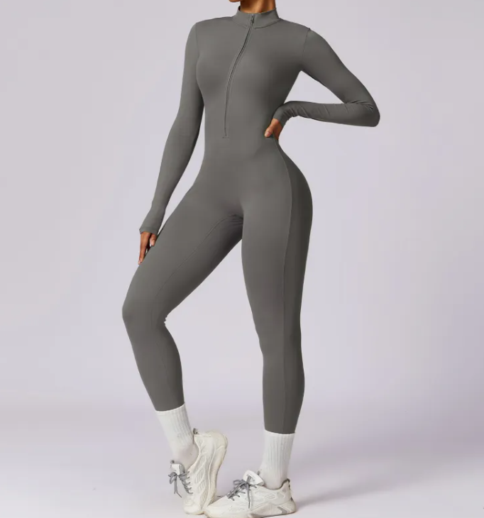 Flex Fit Zip Jumpsuit Mimarta
