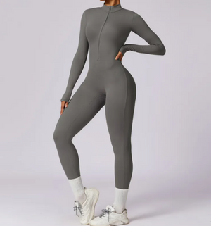 Flex Fit Zip Jumpsuit Mimarta